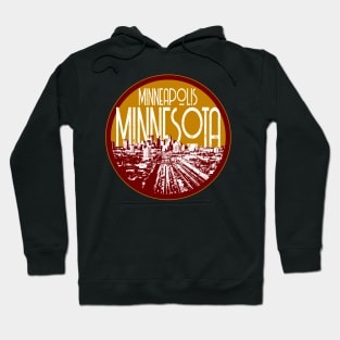 Minneapolis Skyline Decal Hoodie